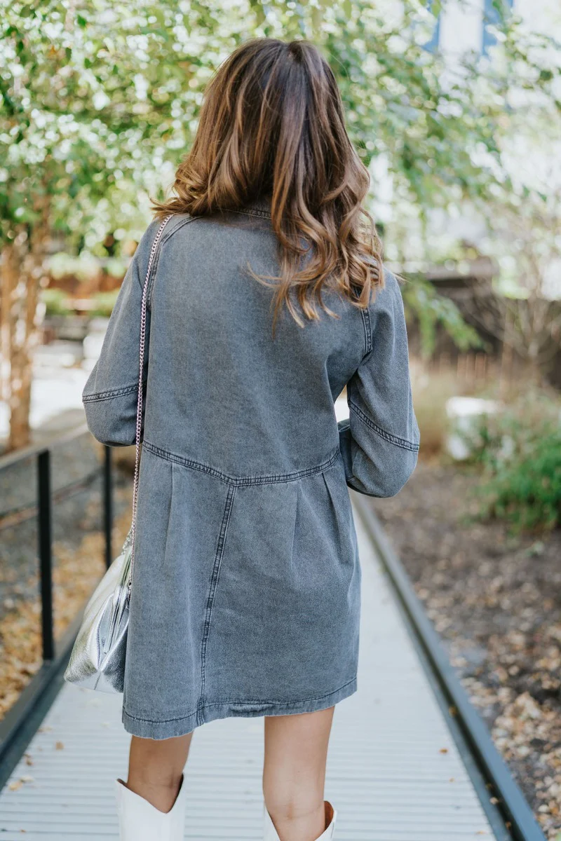 Great Escape Denim Dress - Image 6