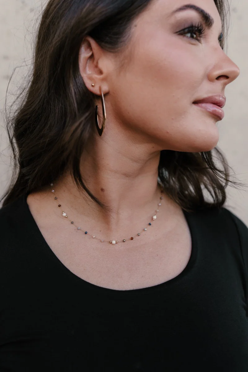 Hallie Multi-Color Beaded Necklace
