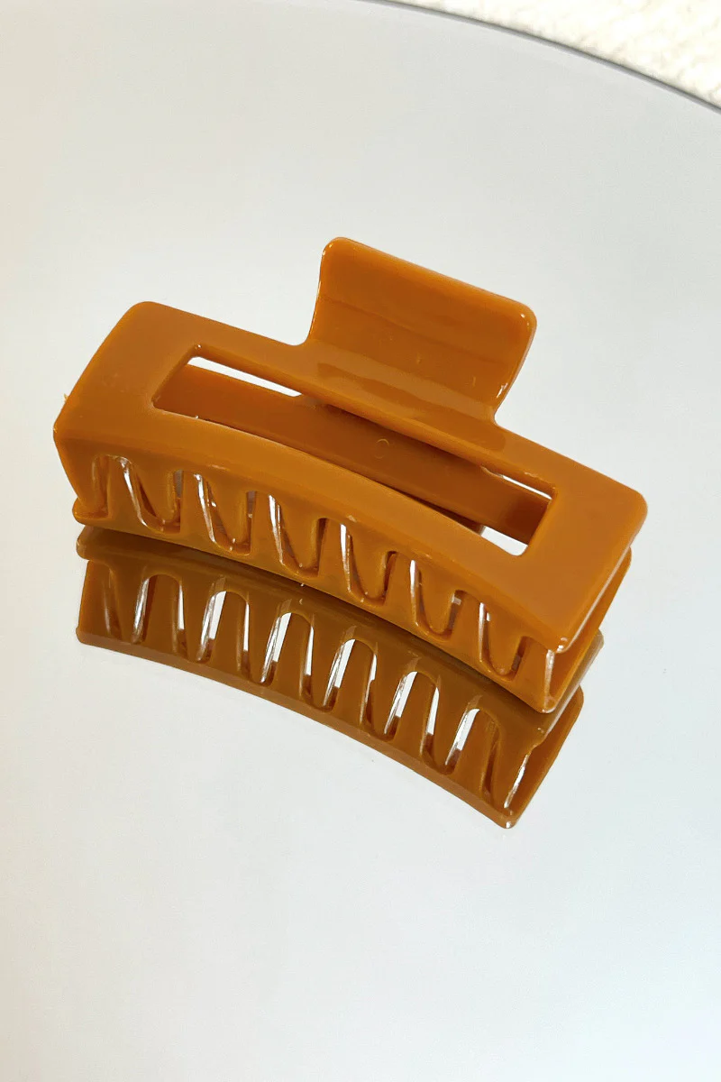 Harper Hair Clip in Cognac - Image 2