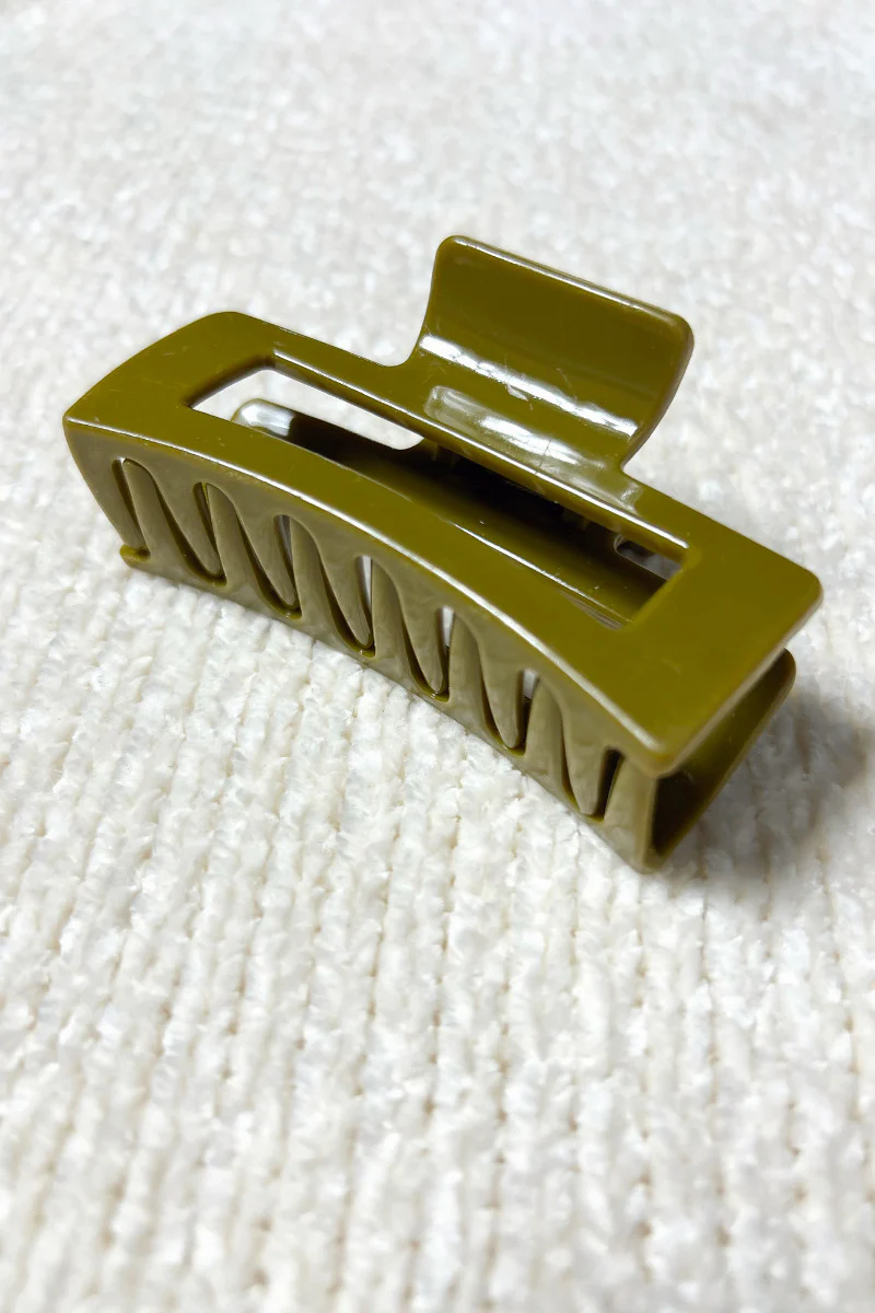Harper Hair Clip in Green