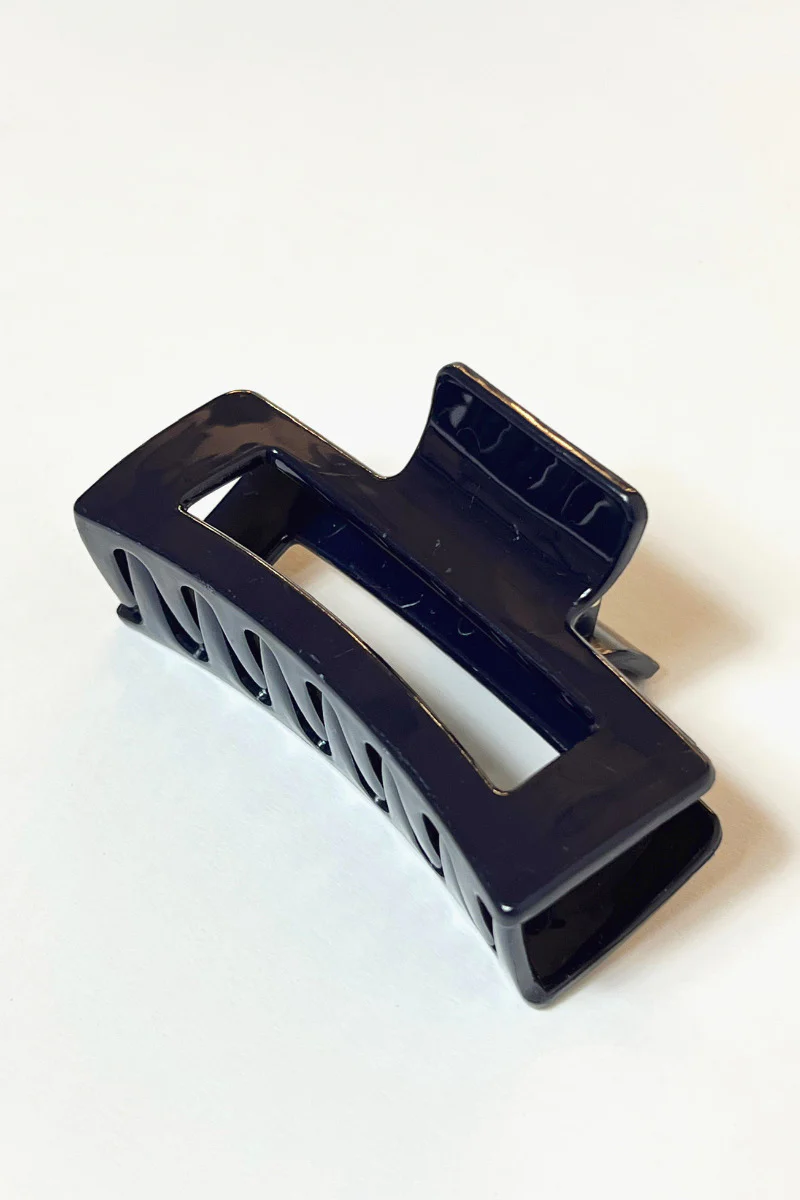 Harper Hair Clip in Navy
