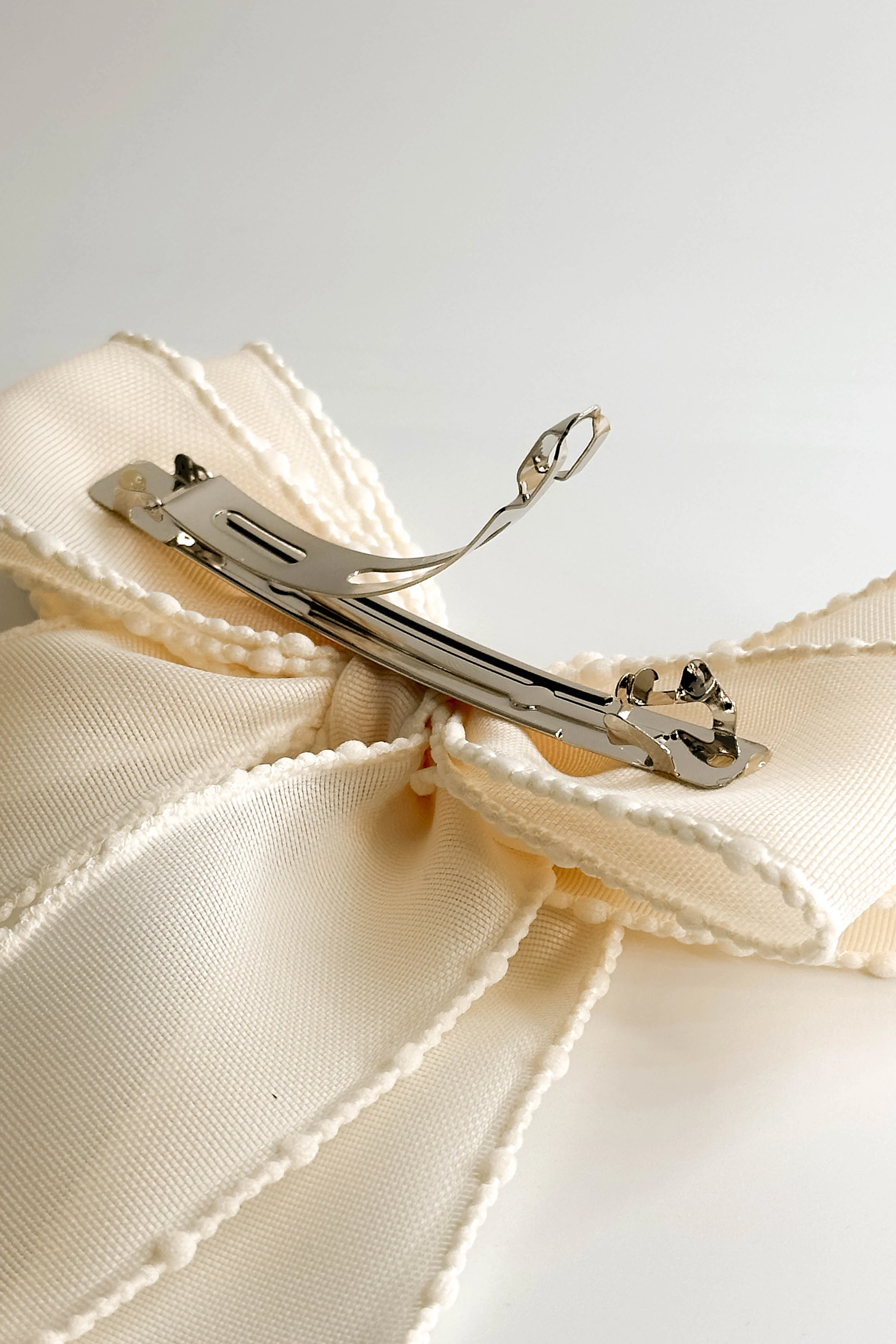 Harper Sheer Hair Bow Barrette - Image 7