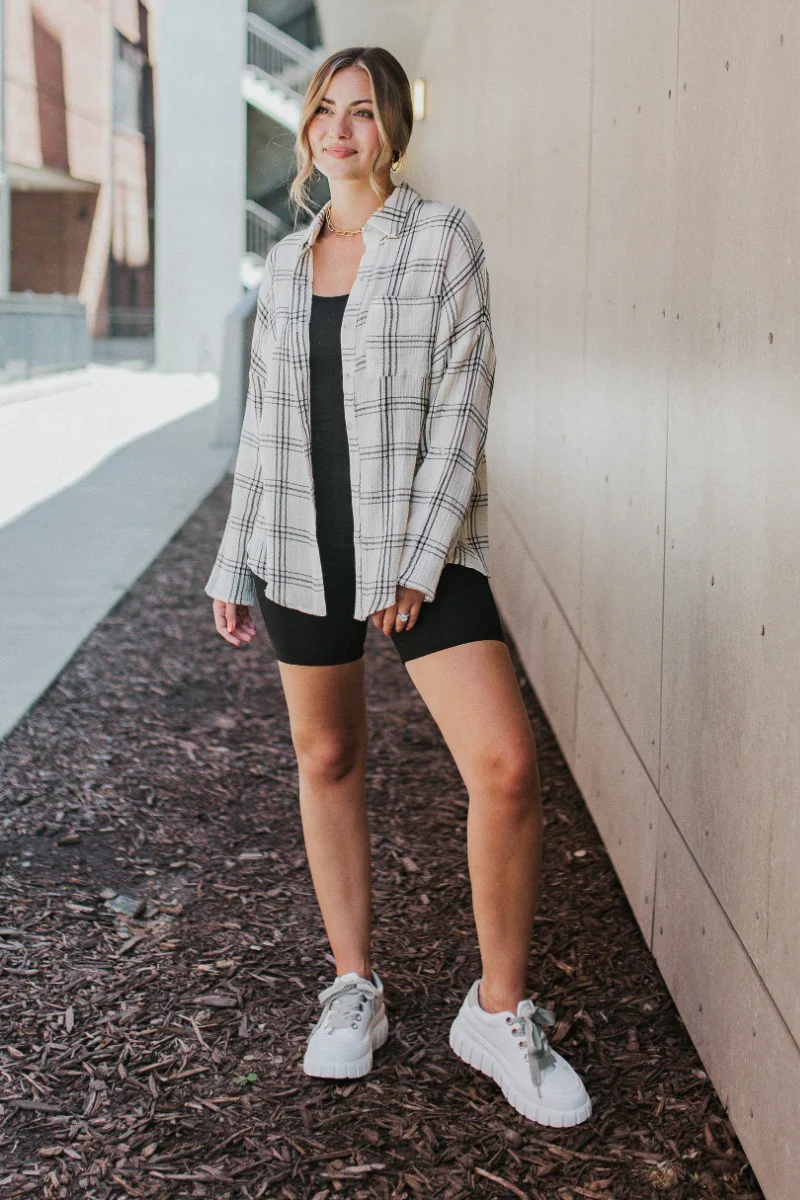 Hayden Plaid Top - Image 2