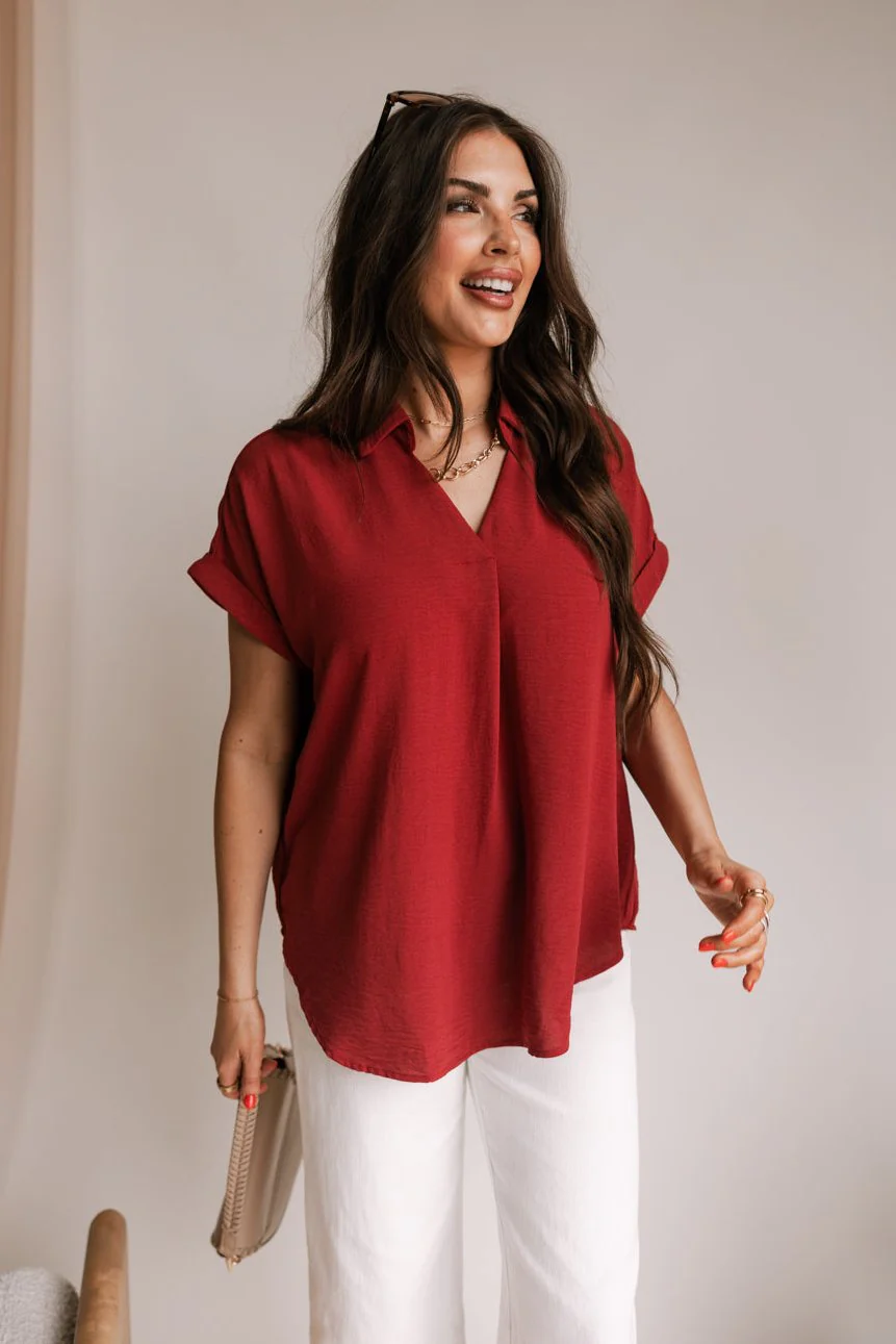 Hazel Short-Sleeved Blouse - Image 2