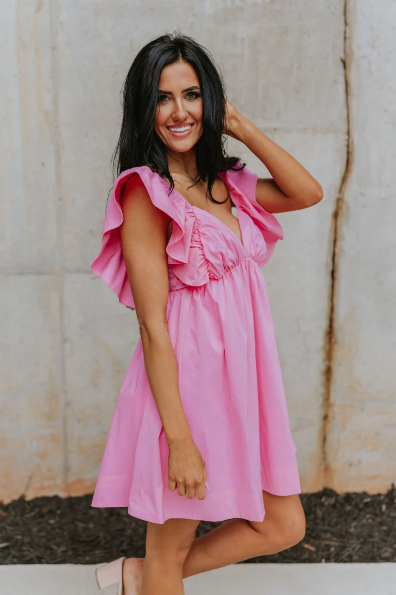 Heart Breaker Dress in Pink - Image 5