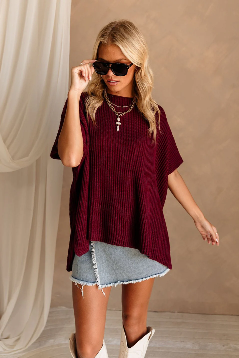 Heather Oversized Sweater