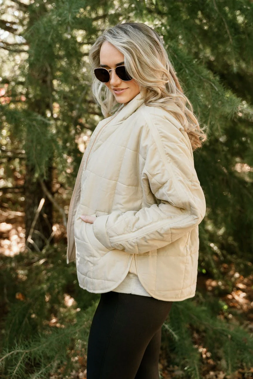 Lara Quilted Long Sleeve Puffer Jacket - Image 3