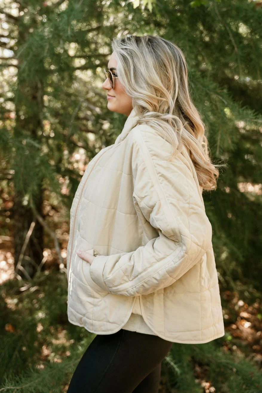Lara Quilted Long Sleeve Puffer Jacket - Image 9