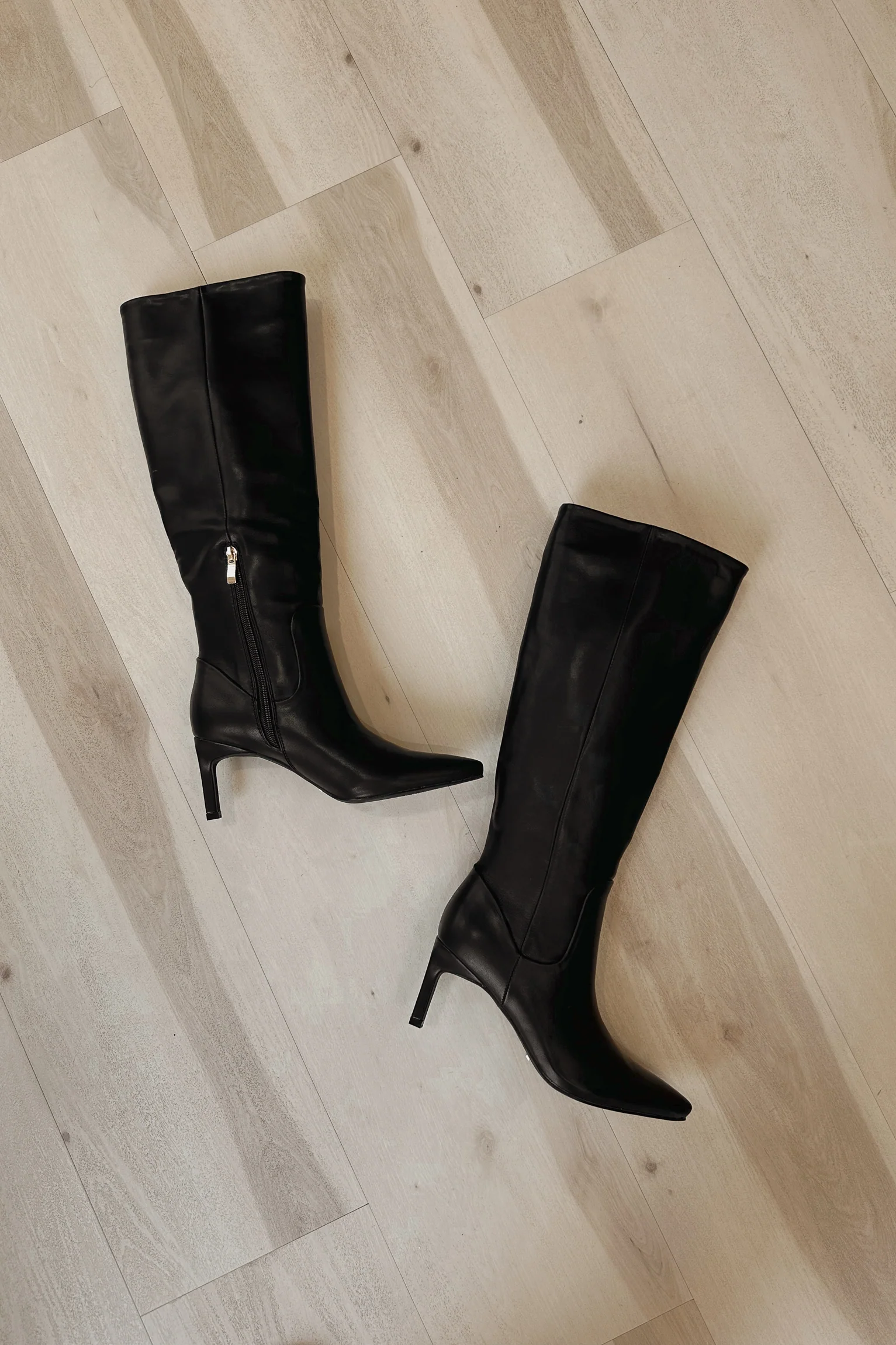 Billini Huda Black Knee High Stiletto Boot - Image 6