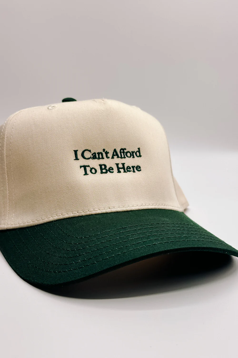 I Can't Afford To Be Here Trucker Hat - Image 12