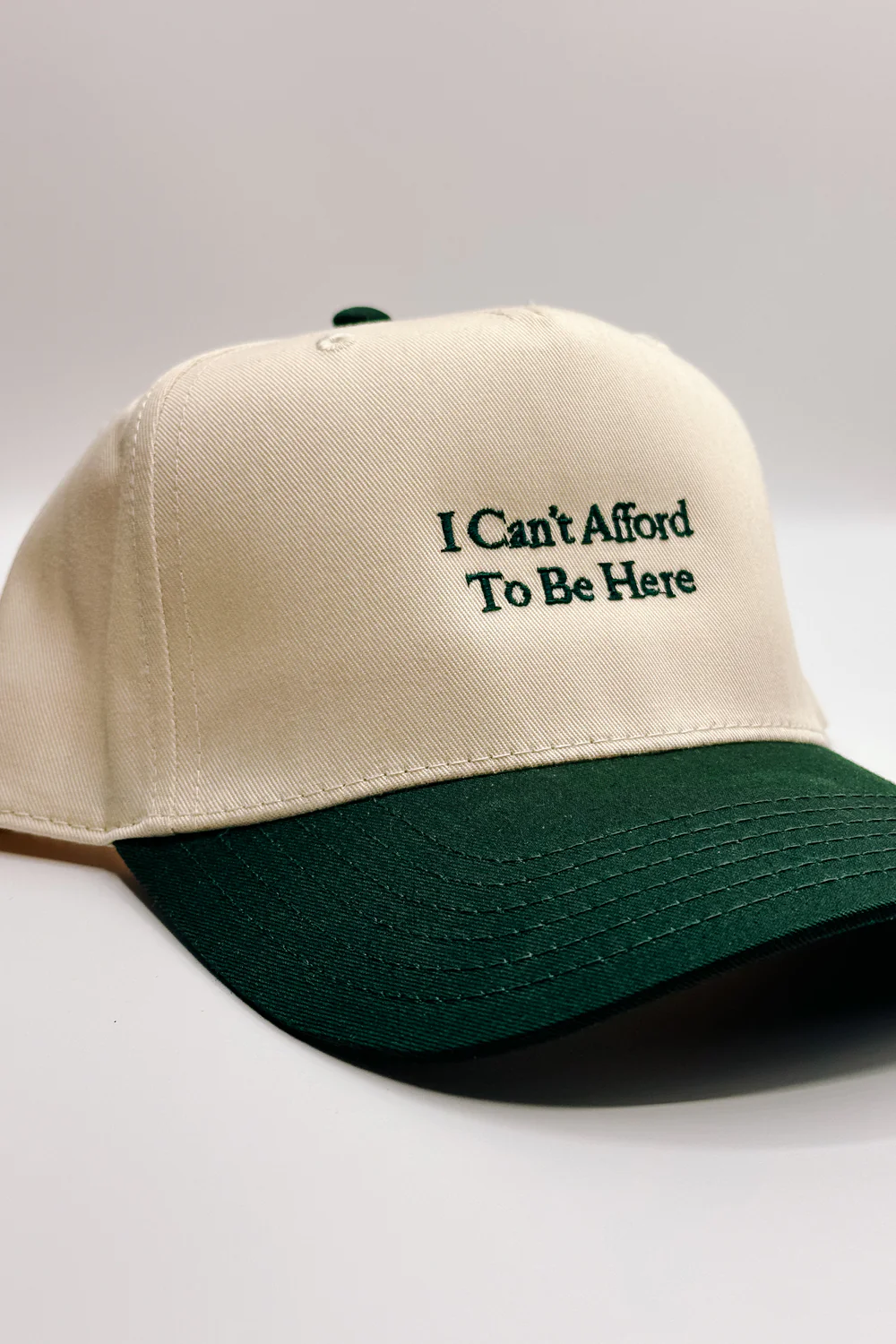 I Can't Afford To Be Here Trucker Hat - Image 3
