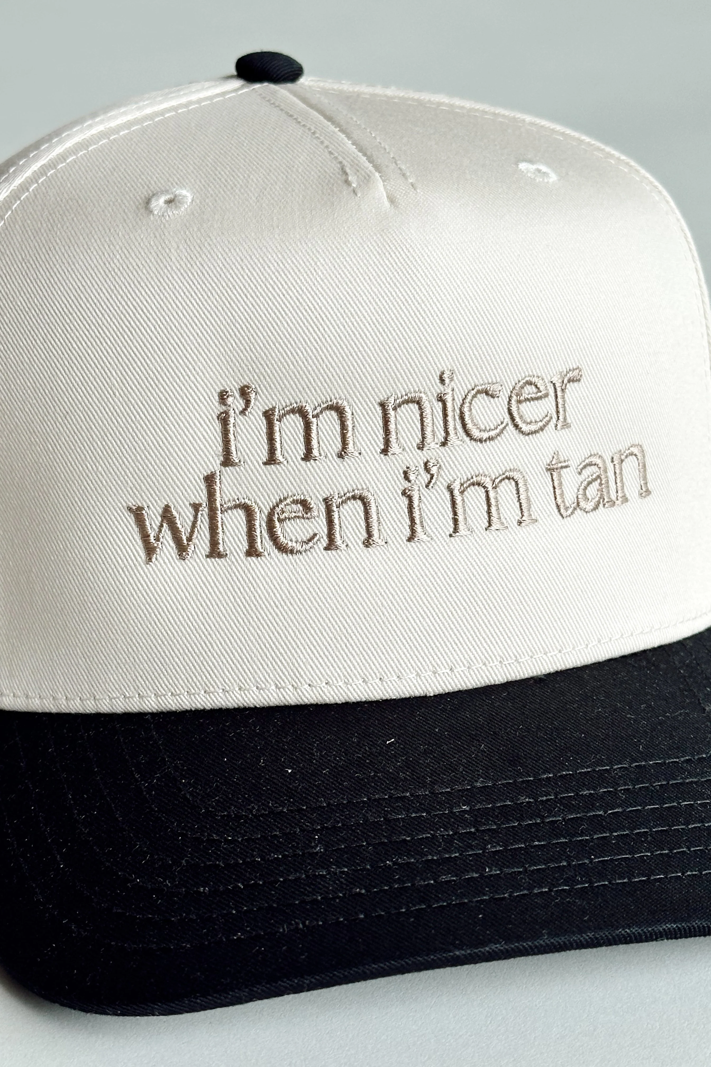I'm Nicer When I'm Tan Trucker Hat