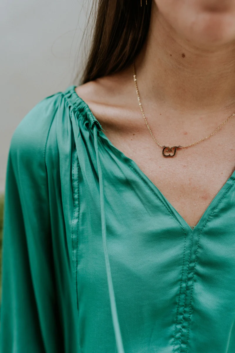 In Charge Top In Green - Image 3