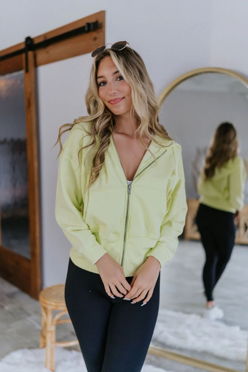 In My Favor Lime Sweatshirt - Image 3