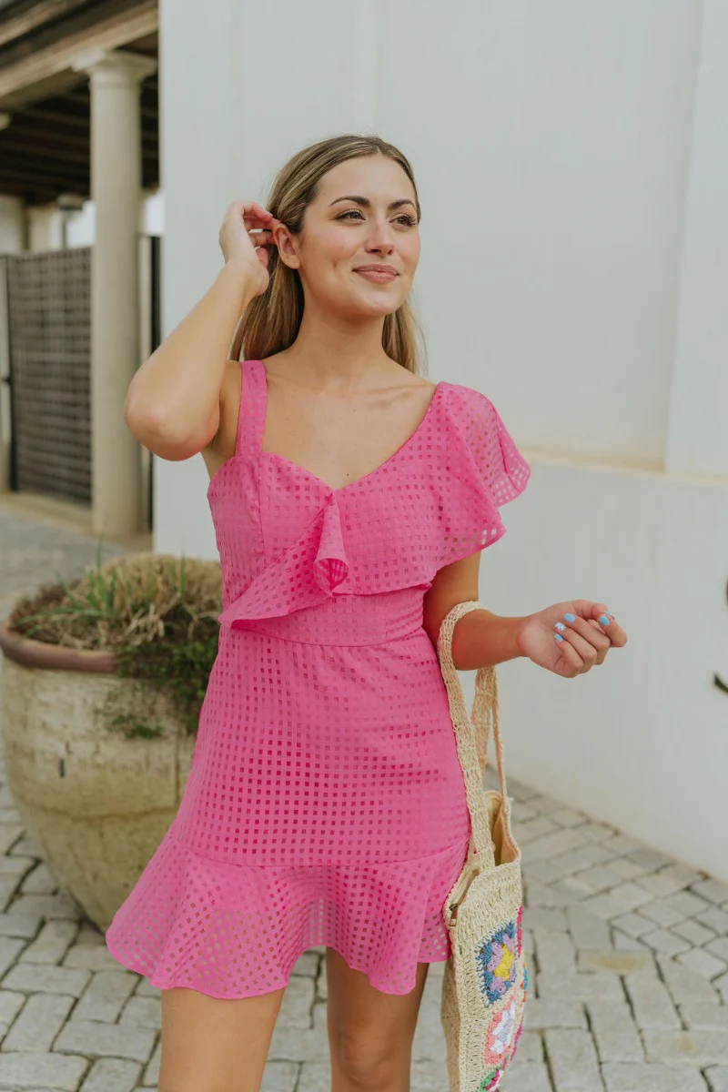 In the Moment Dress in Pink - Image 3