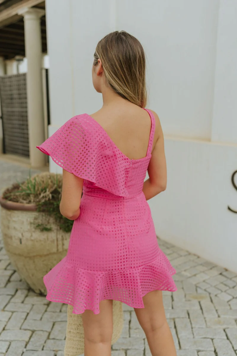 In the Moment Dress in Pink - Image 6