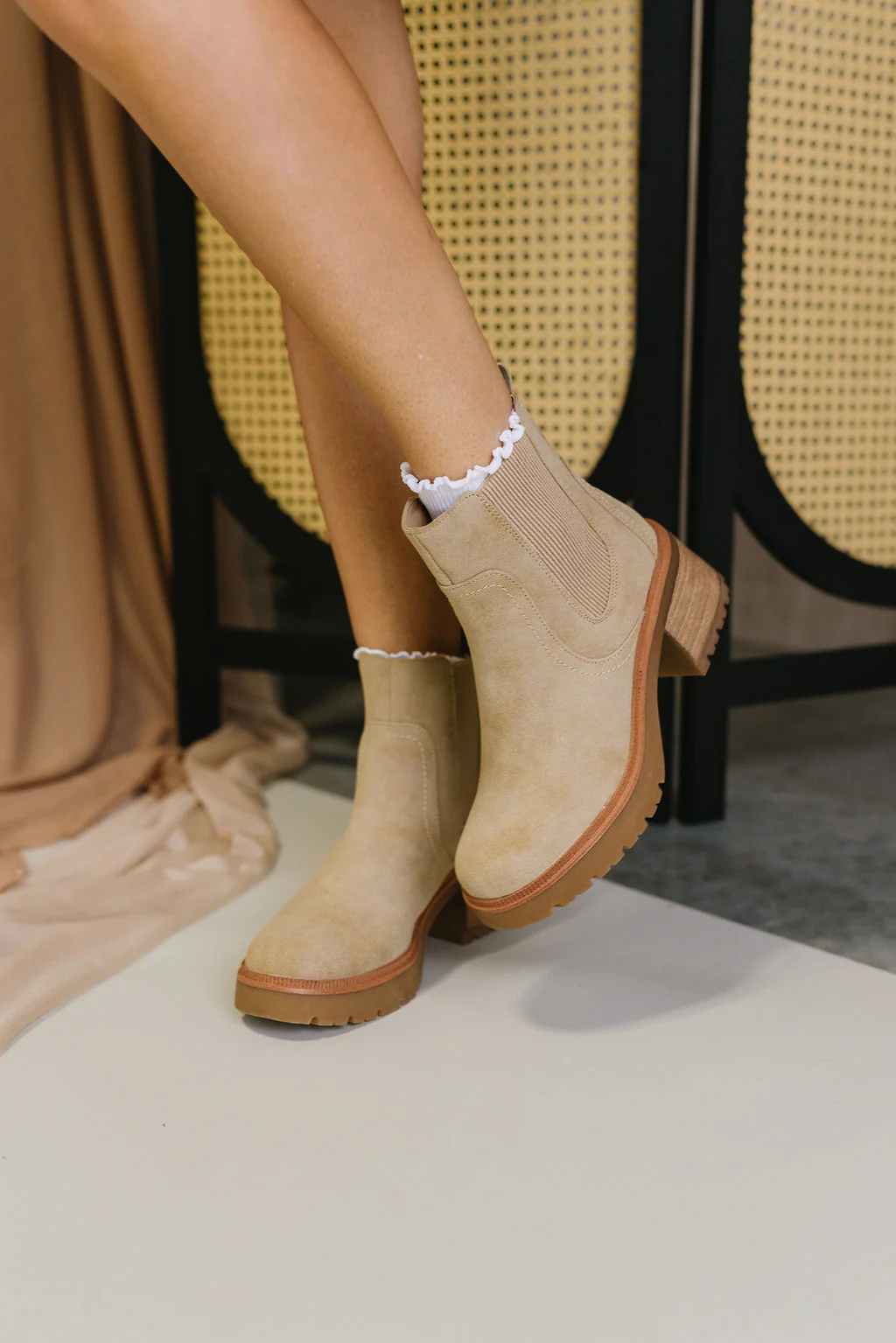 Irie Sand Block Heel Chelsea Boot - Image 4
