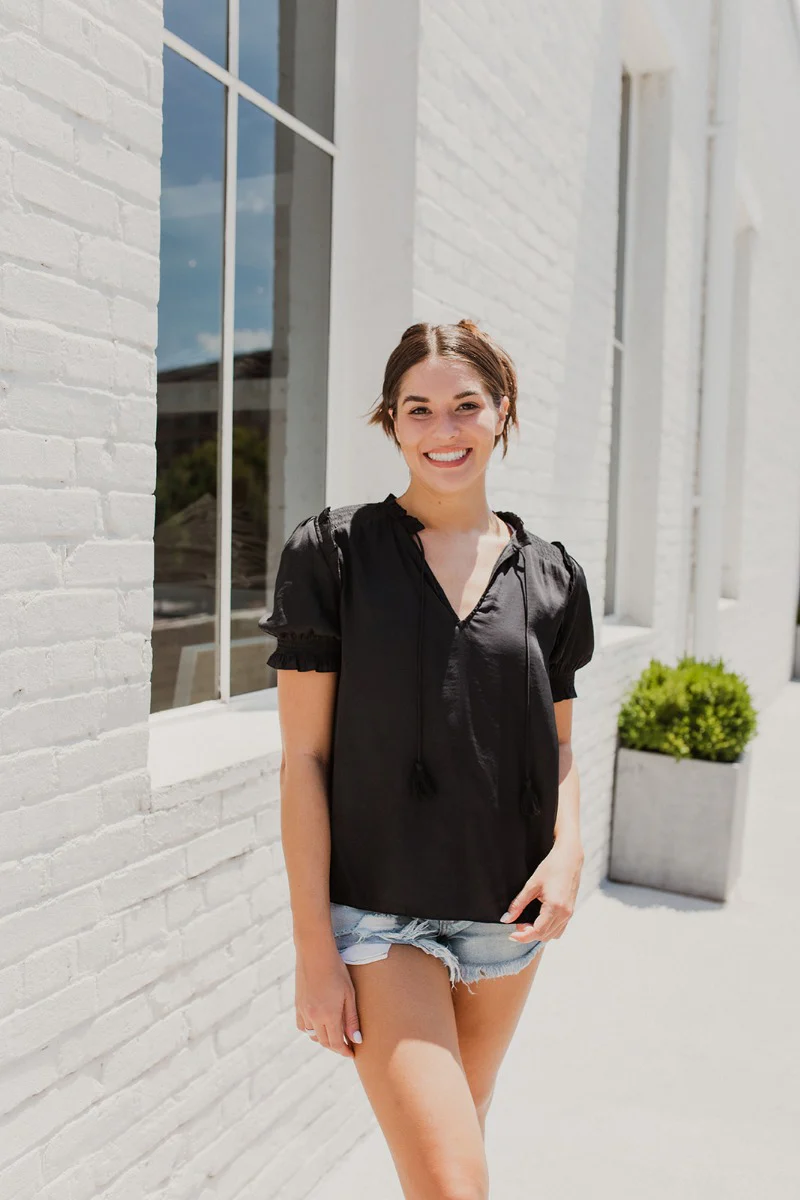 Irreplaceable Top In Black - Image 3