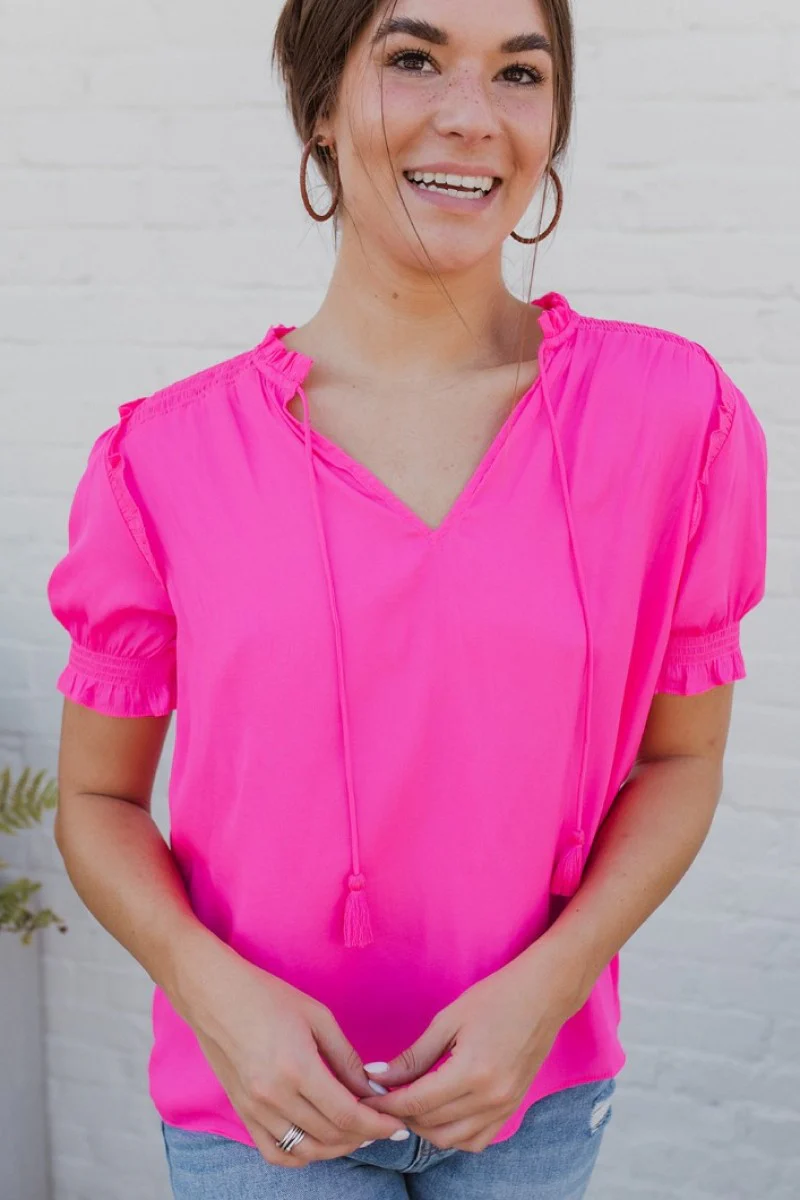 Irreplaceable Top In Pink
