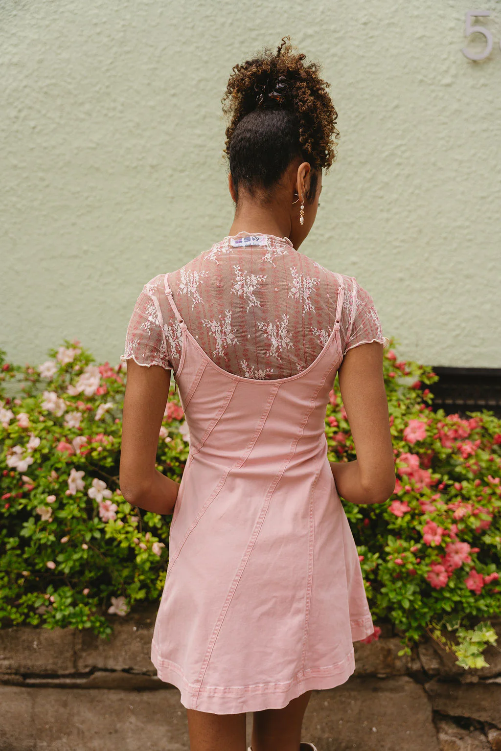 Isabelle Mauve Pink Sleeveless Mini Dress - Image 4