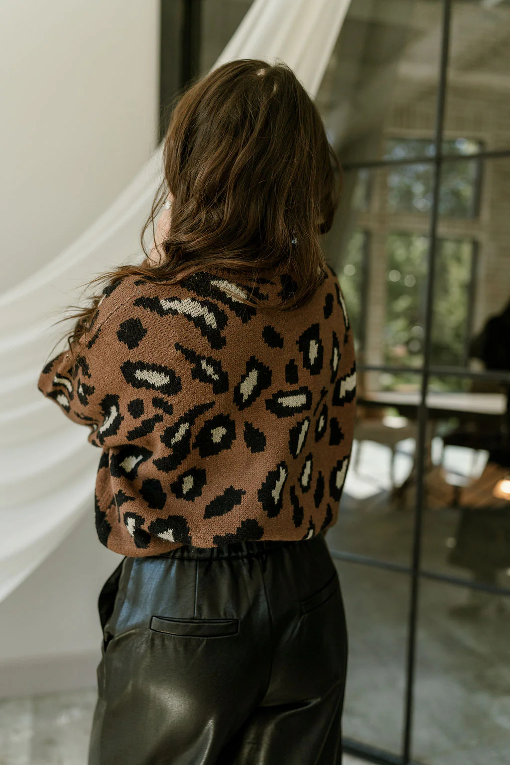 Isla Brown & Black Cheetah Sweater - Image 4
