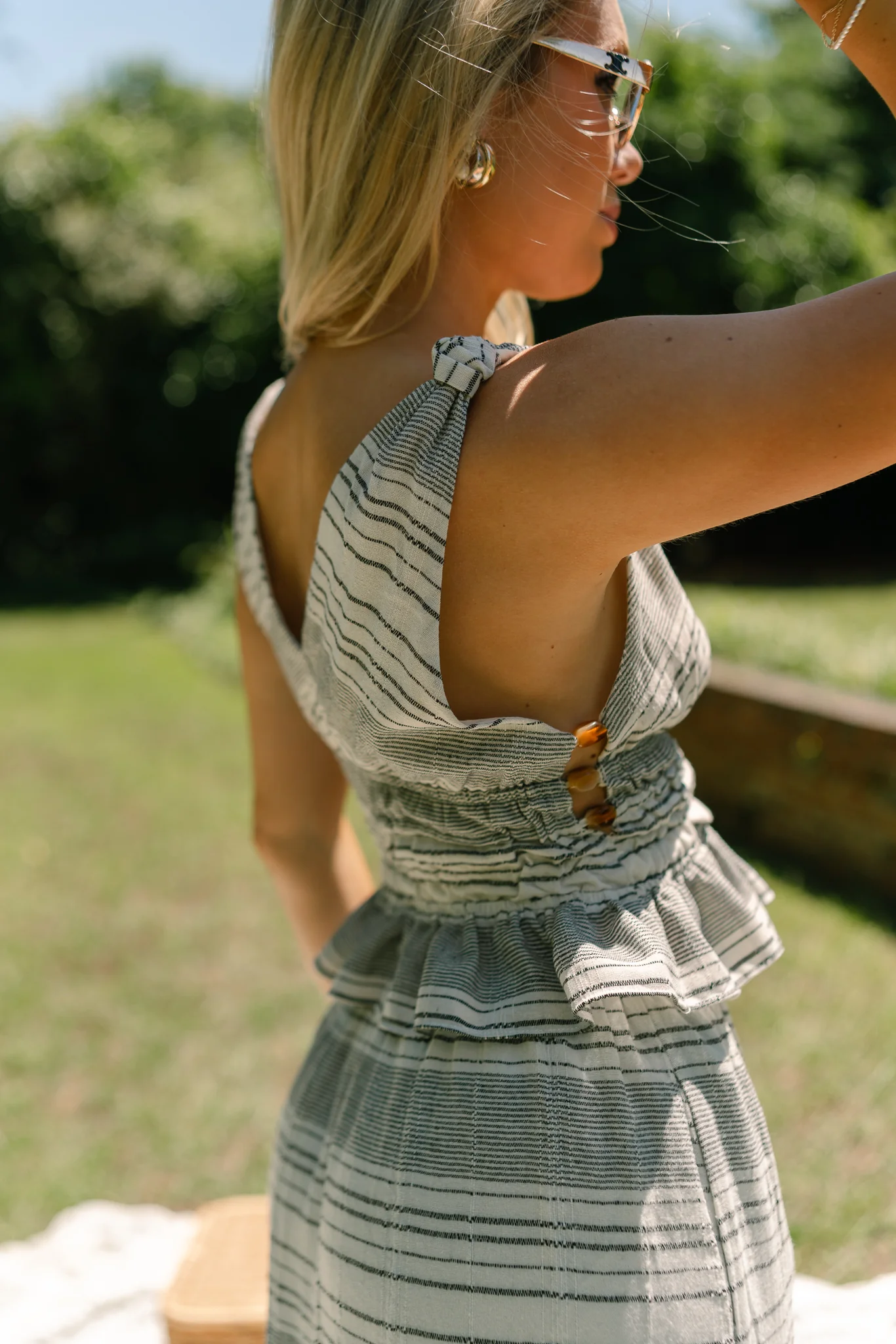 Isla Vista Striped Beaded Tank - Image 5