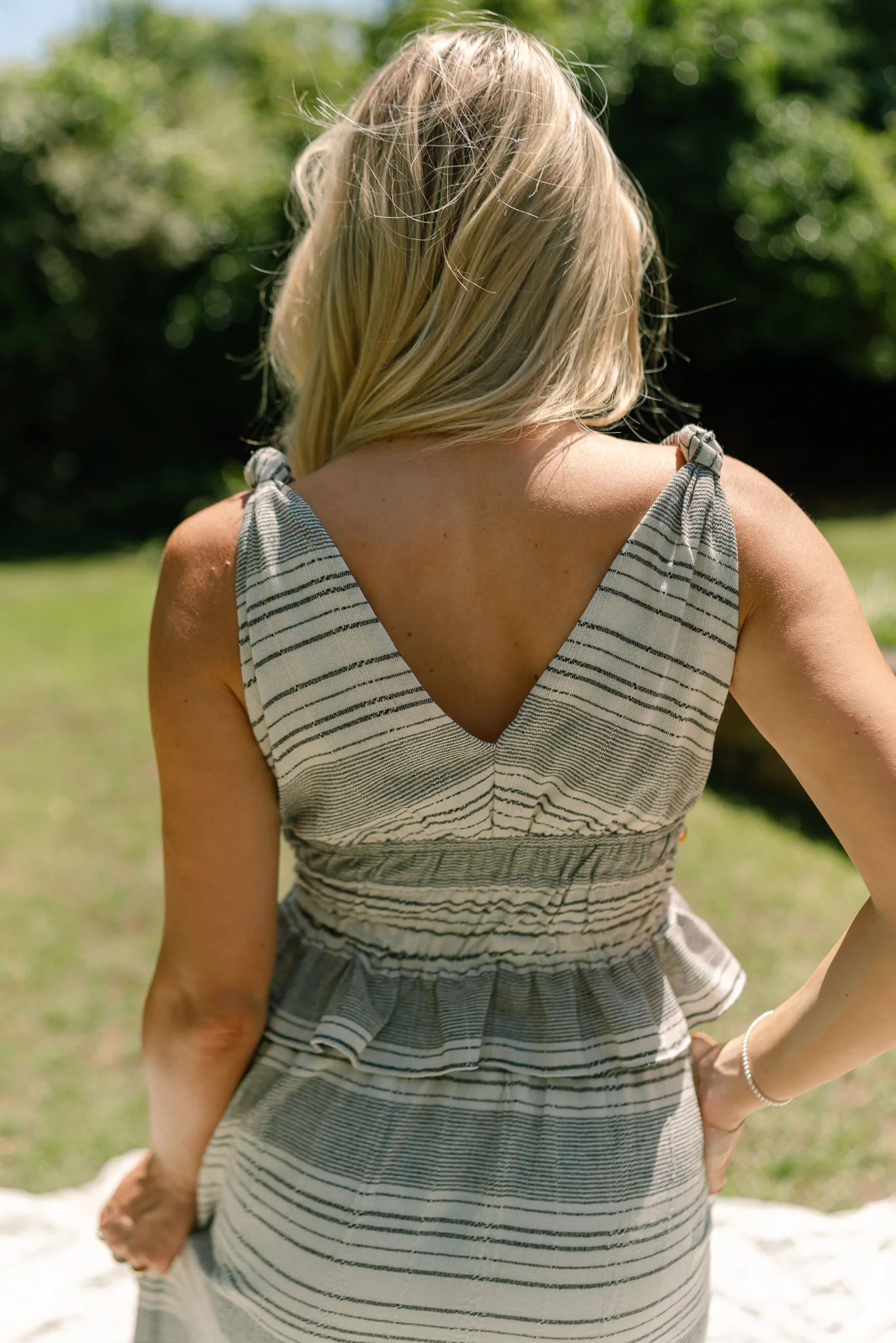 Isla Vista Striped Beaded Tank - Image 7