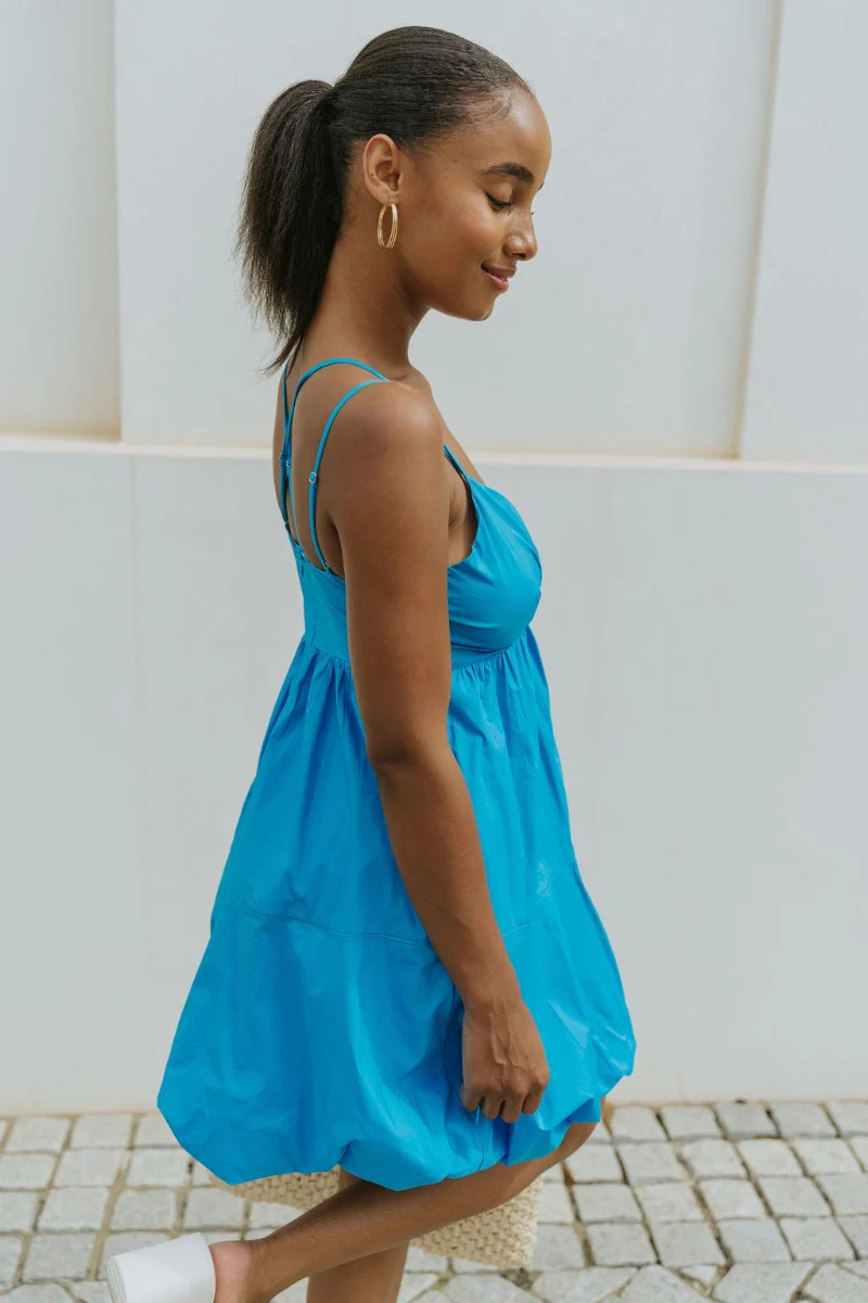 Island Breeze Dress in Blue - Image 4
