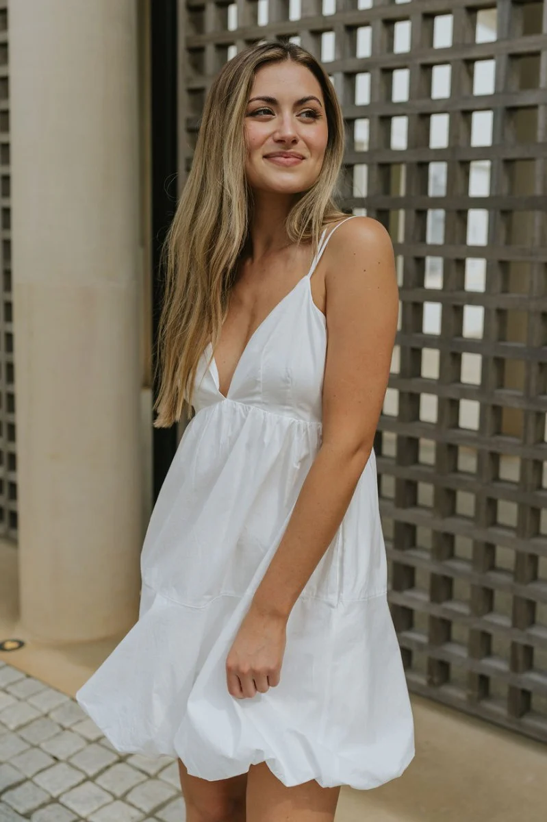 Island Breeze Dress in White - Image 3