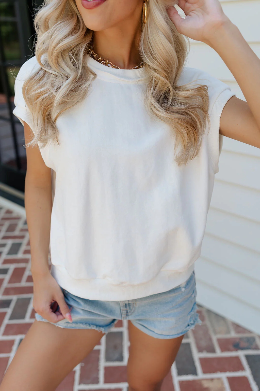 Ivy Cream Sleeveless Top - Image 10