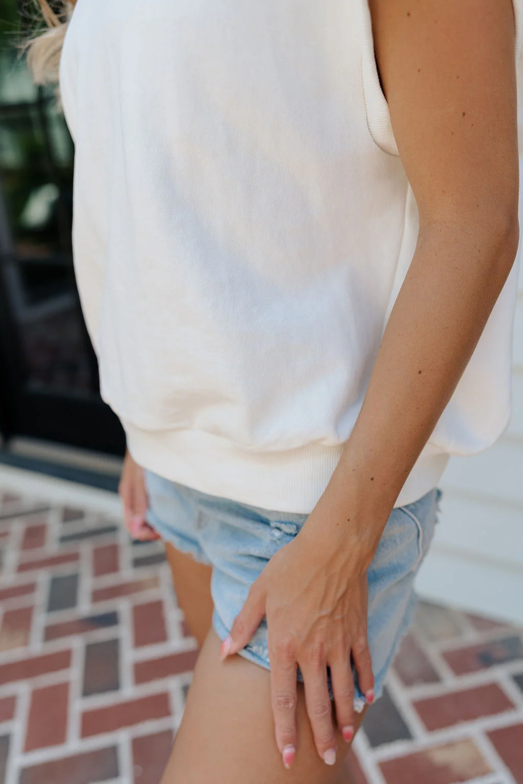 Ivy Cream Sleeveless Top - Image 13