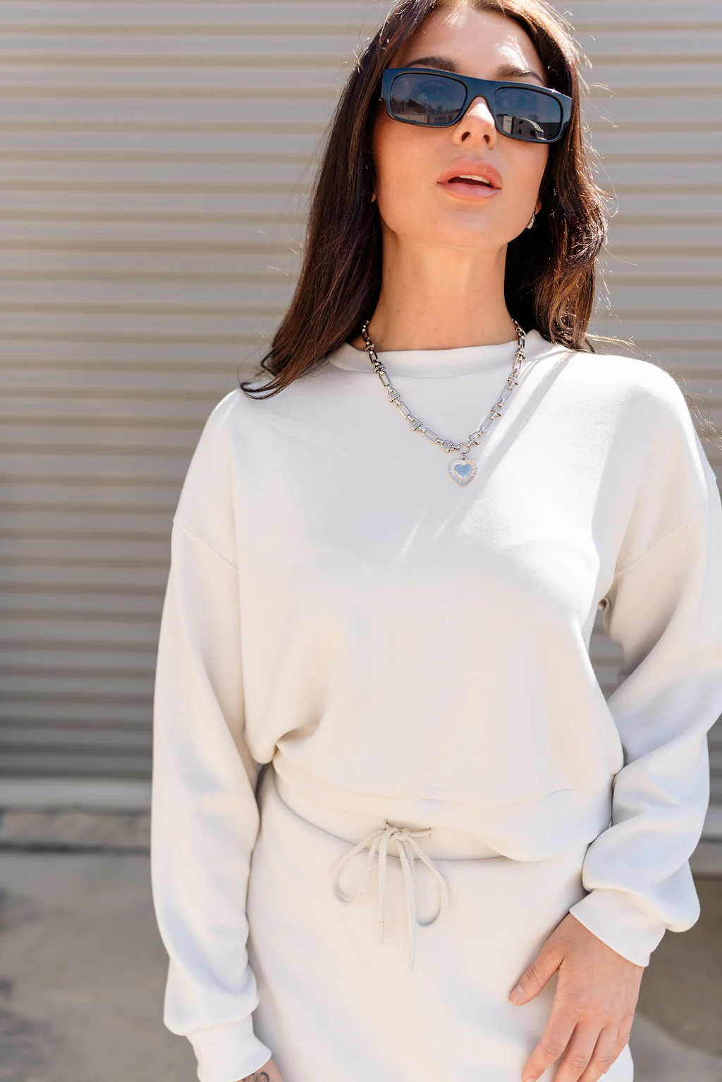 Jasmine Chalk Ultra Soft Sweatshirt