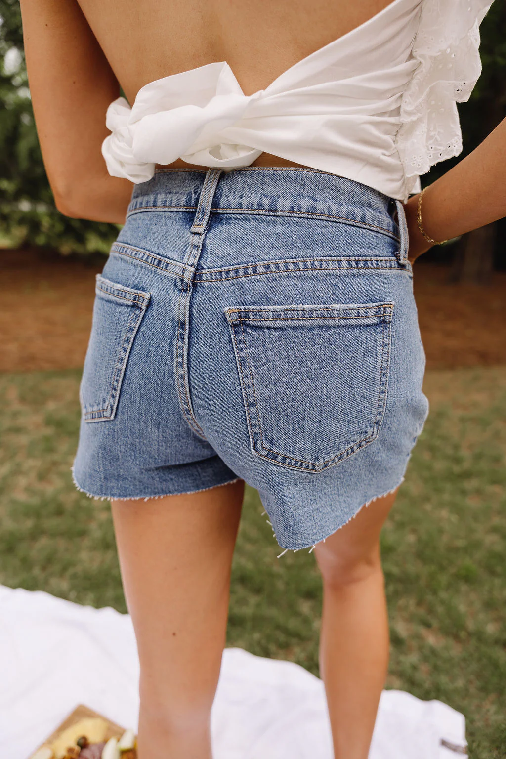 JBD Alana Medium Wash Denim Shorts - Image 6