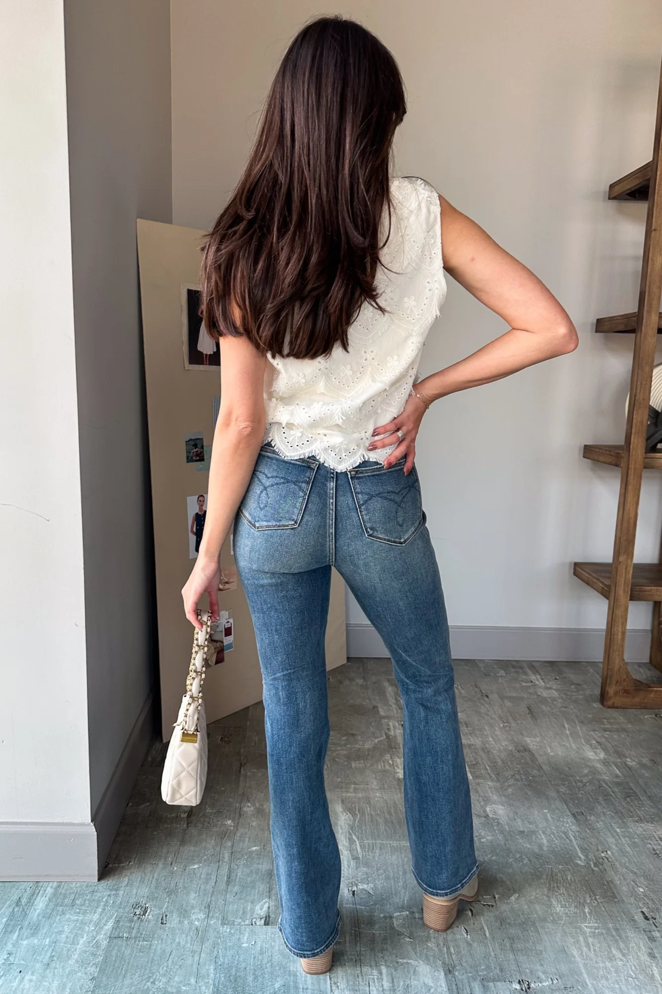 JUDY BLUE: Andrea Medium Wash Bootcut Jeans - Image 9