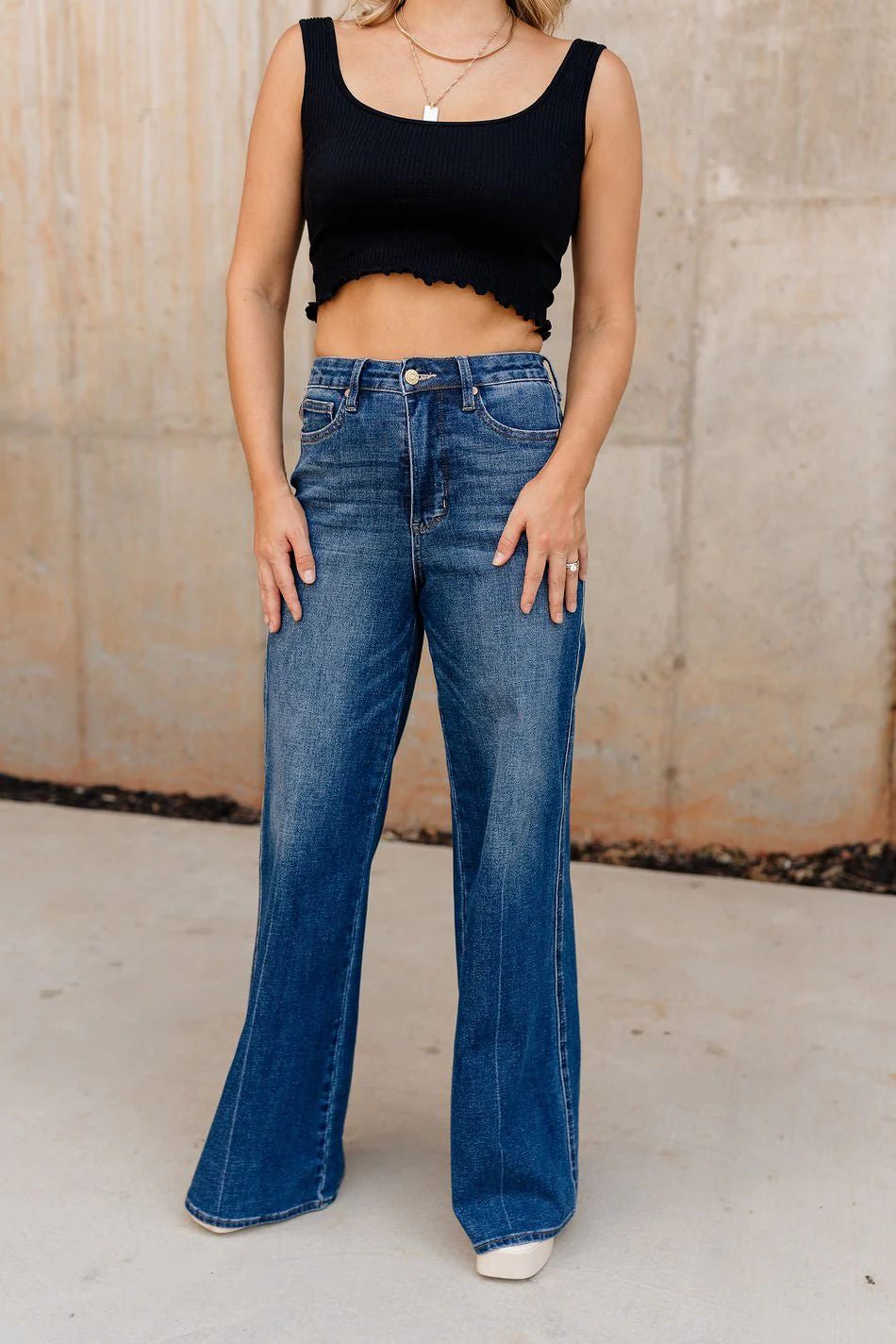 Judy Blue: Bianca Wide Leg Jeans - Image 3