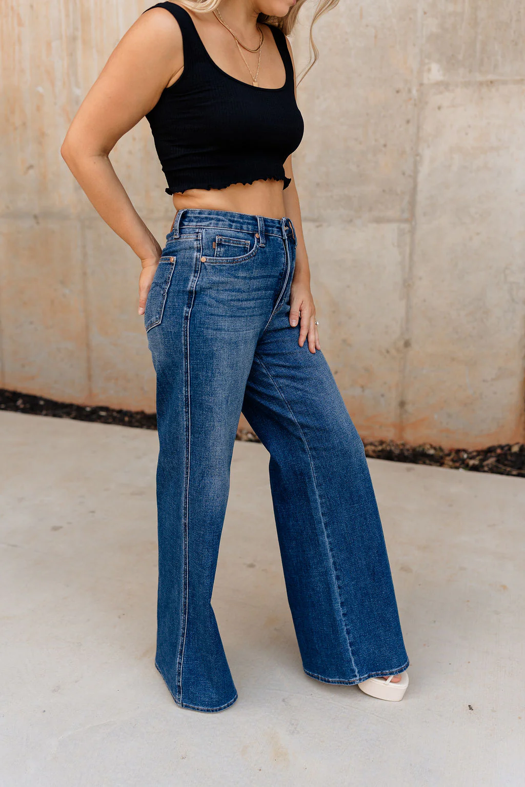 Judy Blue: Bianca Wide Leg Jeans - Image 5