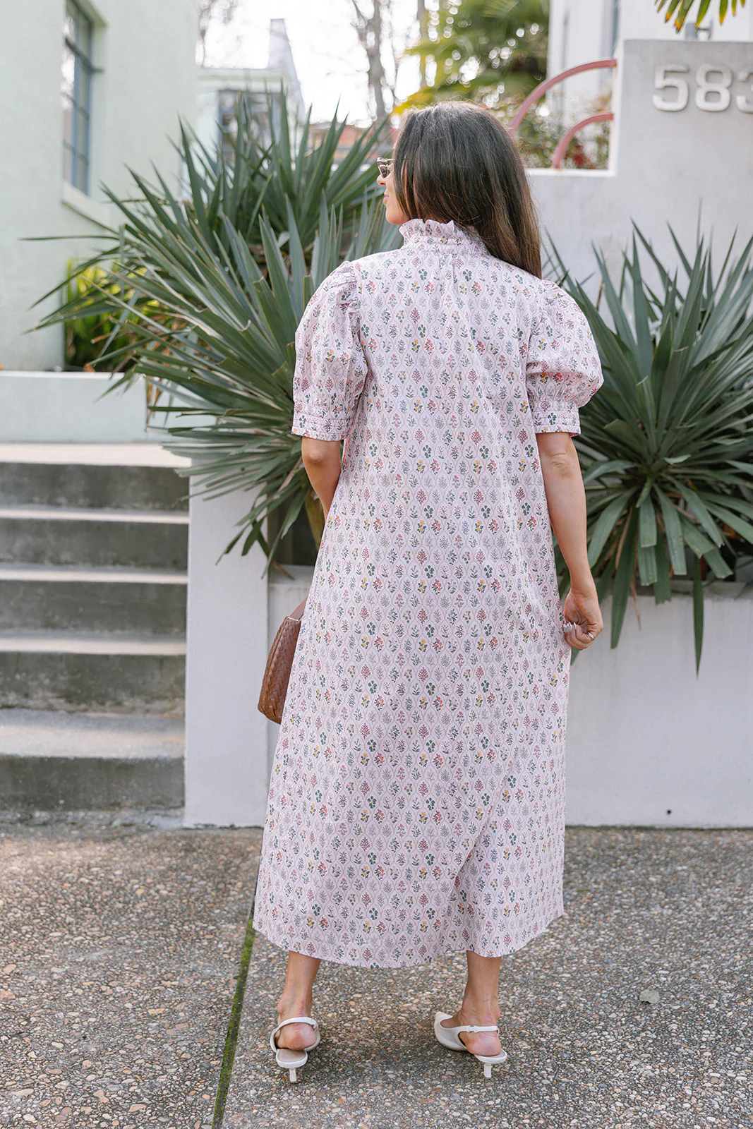 Julietta Pink Multi Floral Maxi Dress - Image 8