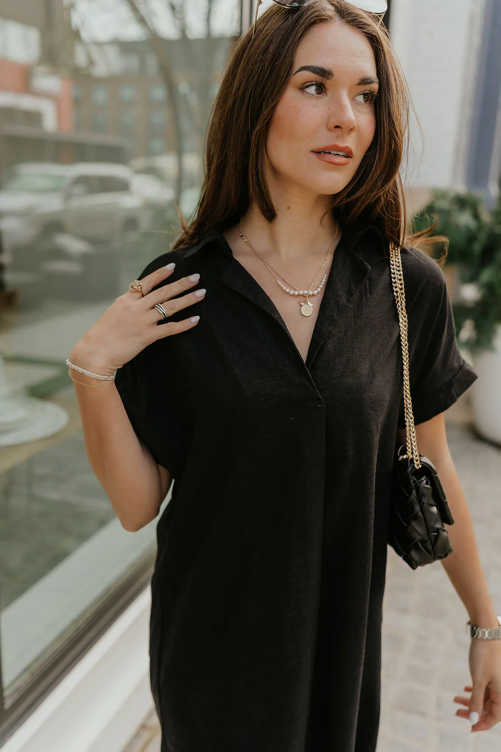Juliette Linen Fray Mini Dress - Image 12