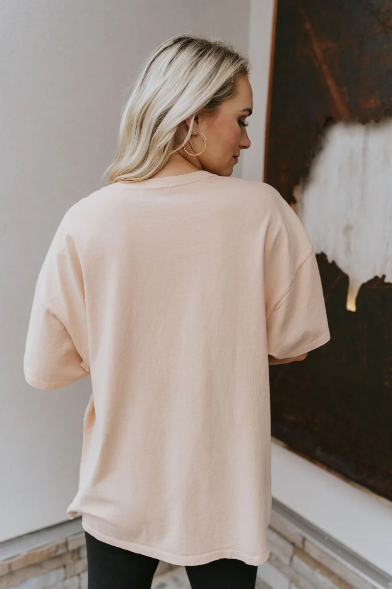 Just A Dream Top in Peach - Image 4