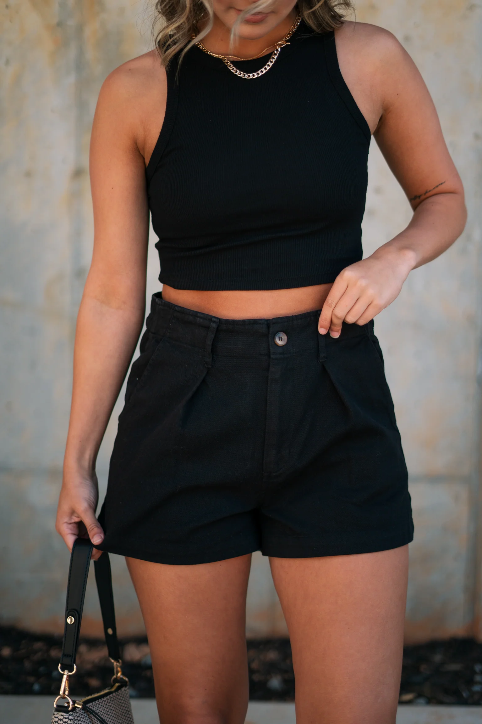 Katherine Tortoise Buttoned Shorts - Image 9