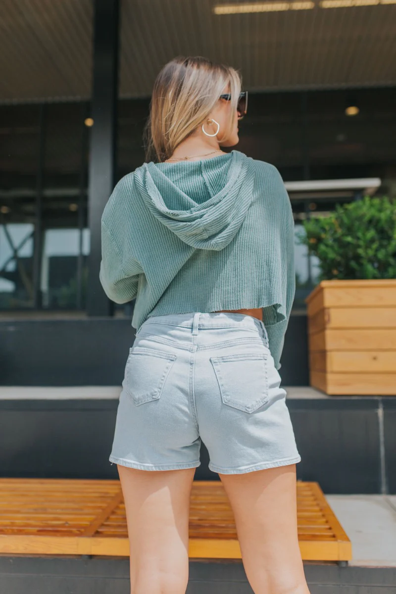 Keep Me In Mind Sweatshirt in Green - Image 7