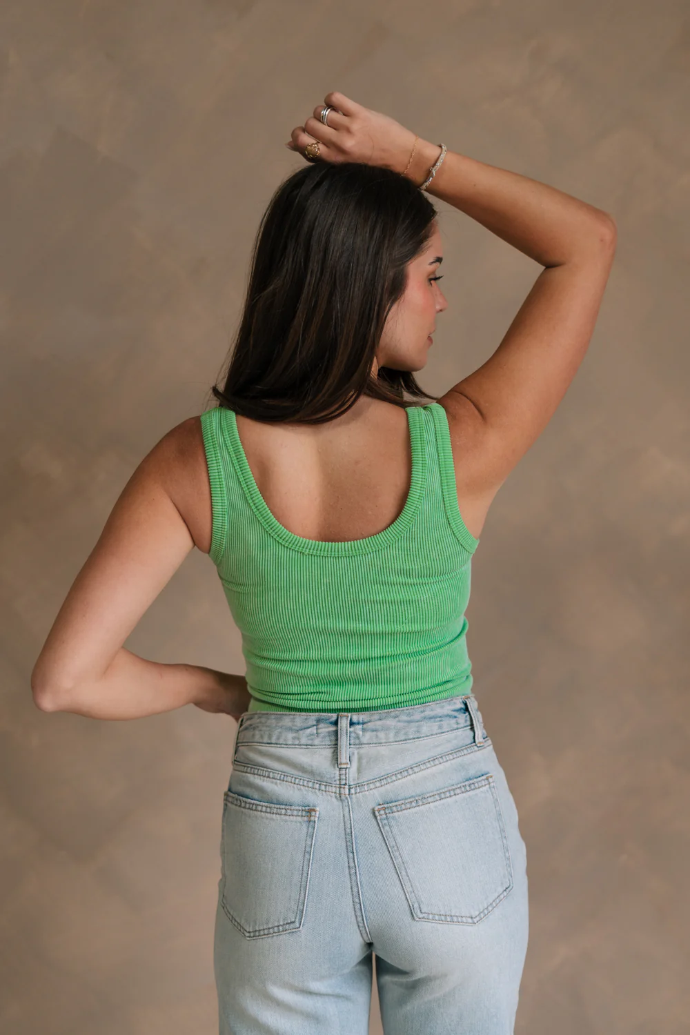 Kendall Ribbed Longline Brami - Image 8