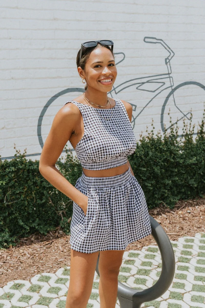 Kennedy Gingham Top