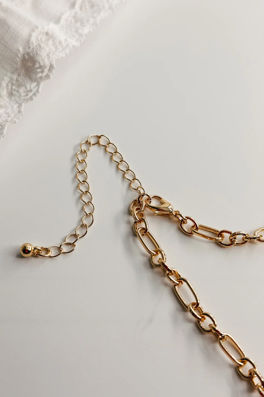 Kennedy Gold Chain Link Necklace - Image 5