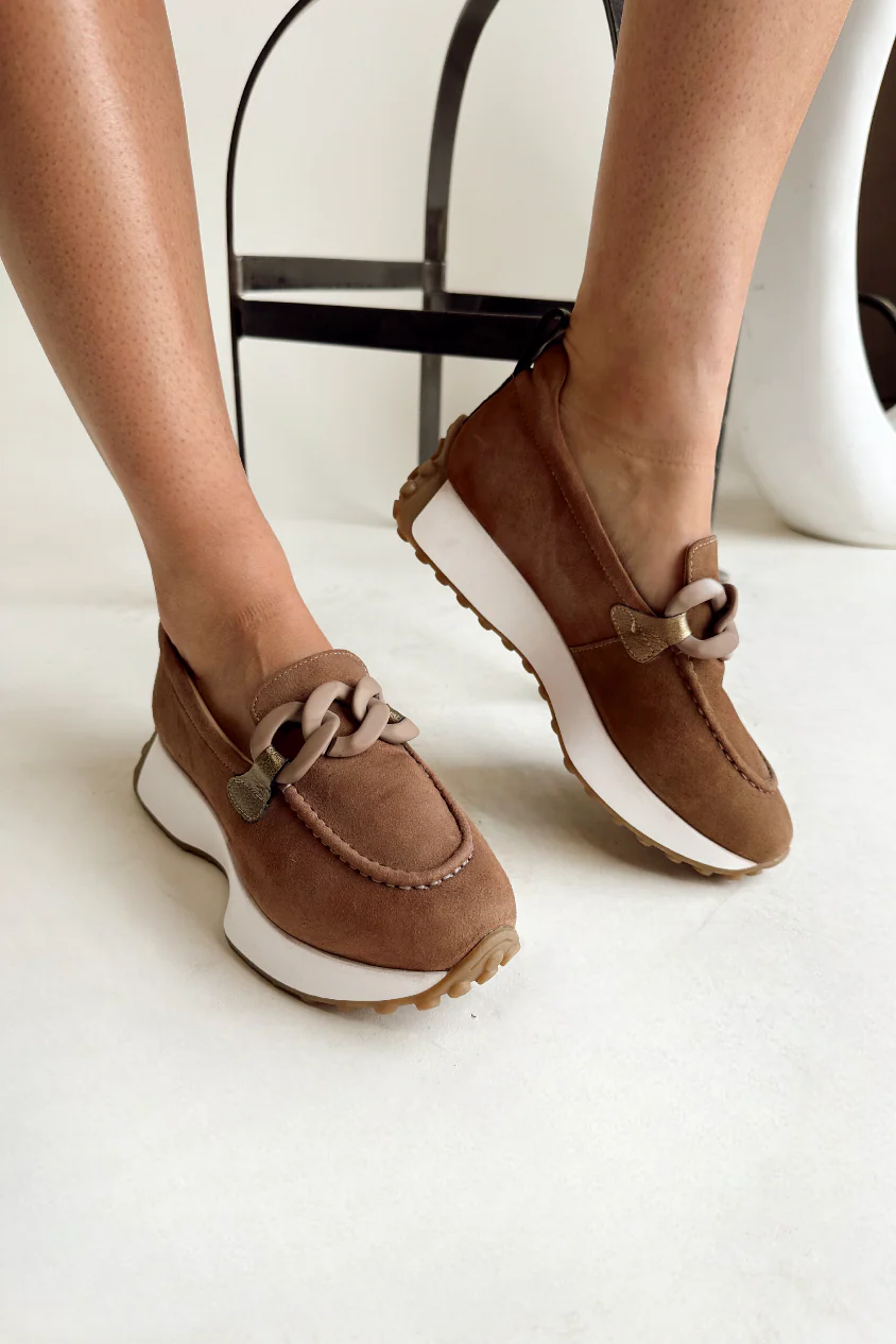Kind Words Loafer Sneaker in Sigaro Bronze