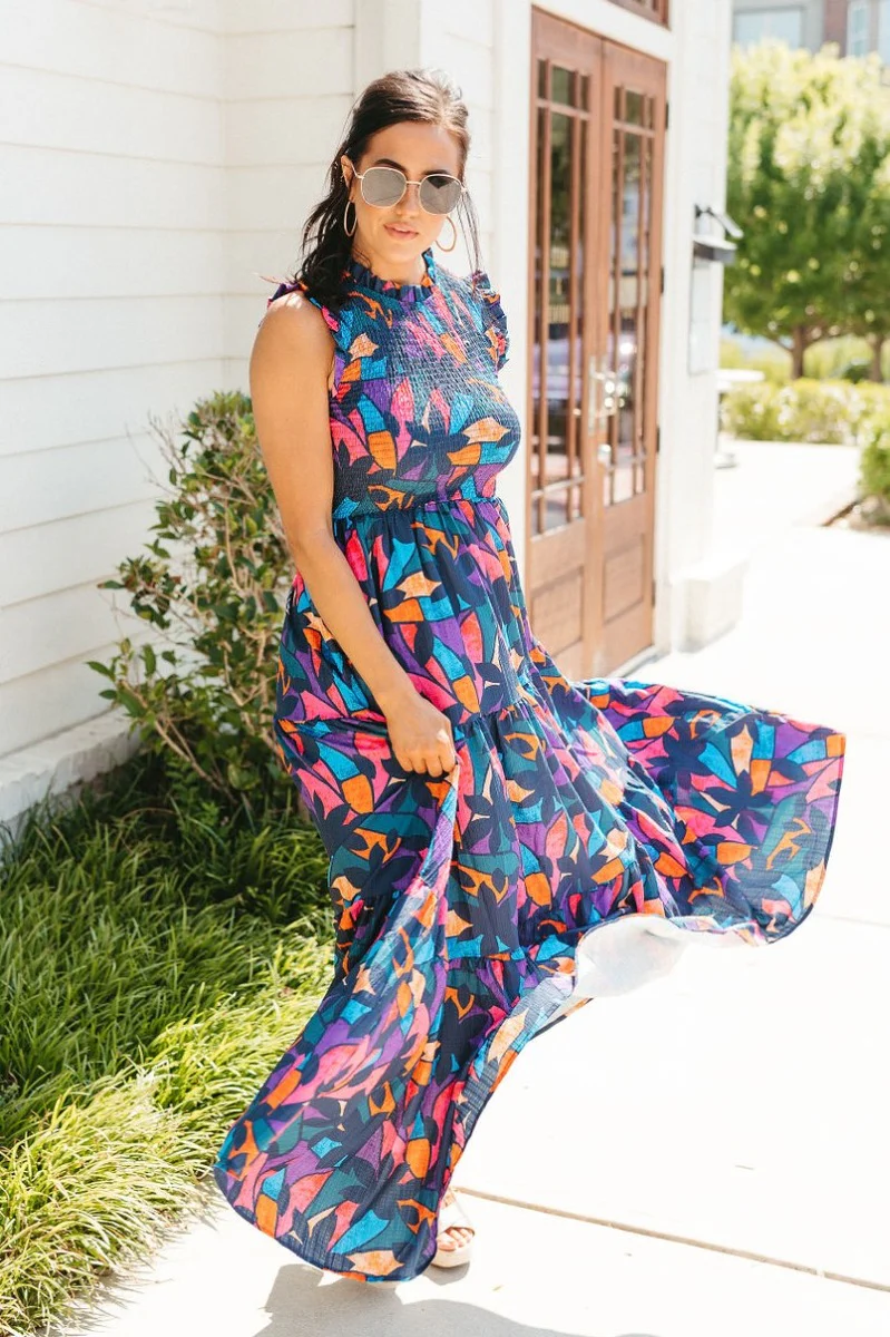 Laguna Floral Maxi Dress - Image 2