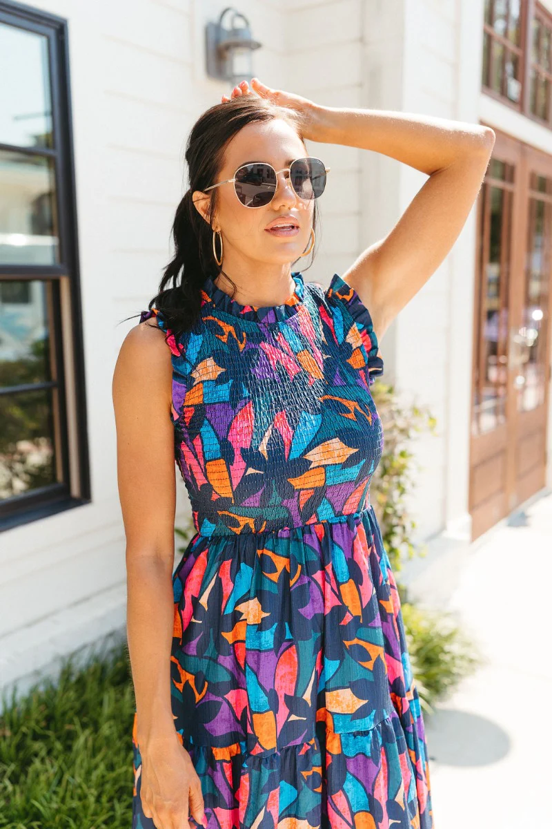 Laguna Floral Maxi Dress - Image 3