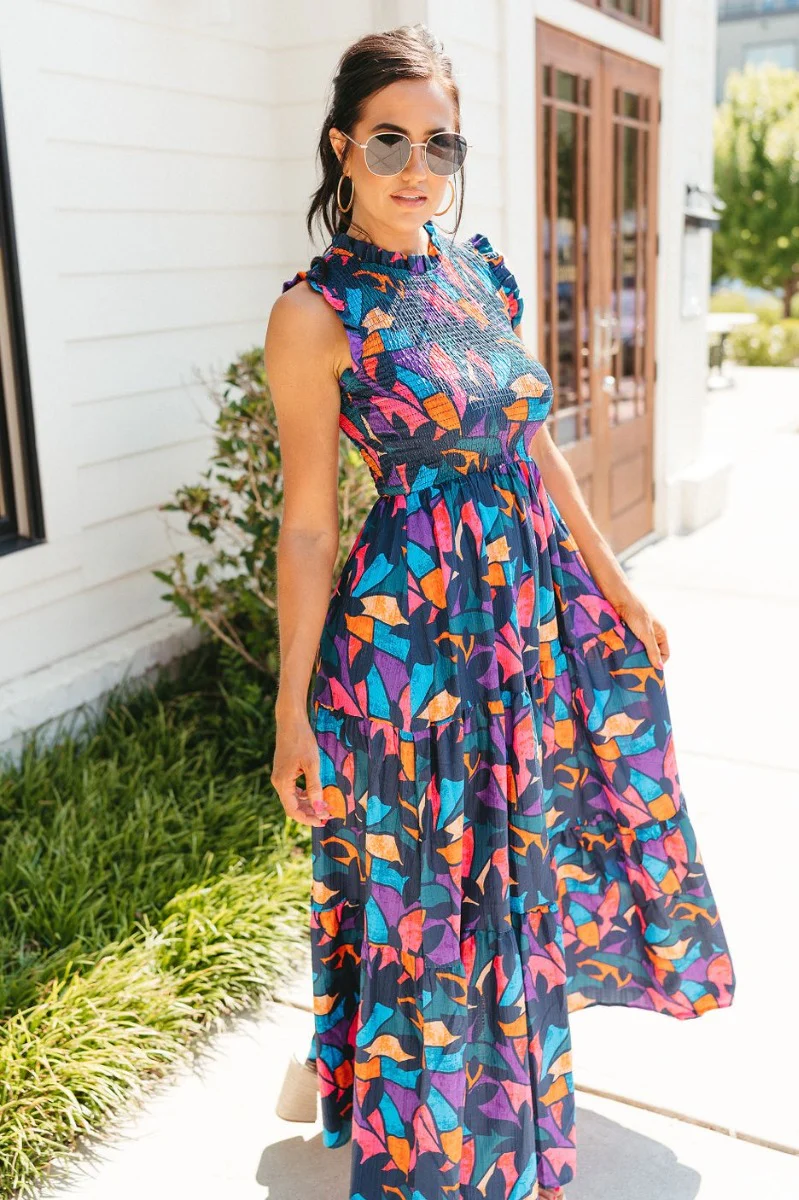 Laguna Floral Maxi Dress - Image 4