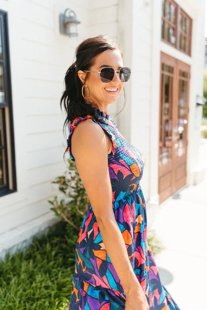 Laguna Floral Maxi Dress - Image 5