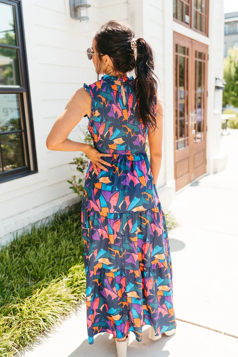 Laguna Floral Maxi Dress - Image 6